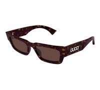 Gucci Uomo Gucci GG1838S 002 Occhiali da sole Acetato Havana Marrone Squadrata