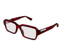 Gucci Uomo Gucci GG1887S 005 Occhiali da sole Acetato Havana Trasparente Squadrata