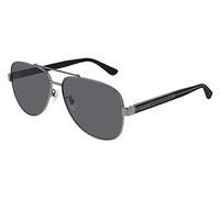 Gucci Gg0528s Occhiali da Sole, Rutenio-Cristallo-Grigio, 63 Uomo