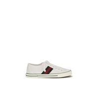Gucci White Cotton Low Top Sneakers - EU41/US8