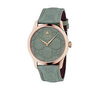 Gucci YA1264099 Orologio unisex analogico al quarzo verde ACCIAIO 316 L