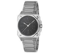 Gucci YA166401 G-Flat Automatic 36mm Men's Watch - Black Dial, Stainless Steel Bracelet