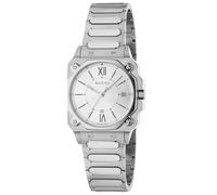 Gucci YA166504 G-Flat 30mm Unisex Quartz Watch - Silver Dial, Stainless Steel Bracelet