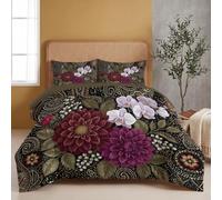 GUCSMN Trapunta Trapuntato Orchidea Peonia 260x240cm