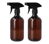 Gudalea 2 Pezzi Bottiglie Spray, 500 ml Spruzzino Nebulizzatore, Spray Bottle per Piante, Plastica Flaconi Spray, per Giardino, Pulizia, Capelli (marrone)