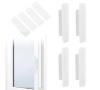 Gudalea Maniglia per porta del balcone e maniglie per finestre, colore bianco, facile da installare, super adesione, design confortevole, maniglia per porta del patio e maniglie per porta del