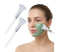 Gudalea Pennello per Maschera Viso in Silicone, 2 Pezzi Bianco per Siero DIY