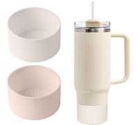 Gudemoore Tumbler Bottom Protector Boot, 2 stivali in silicone per Stanley Adventure Quencher 1134 g e Stanley IceFlow 567 g 850,5 g, compatibile con borraccia Hydro Flask da 340,2 g, 510,3 g, 595,3 g