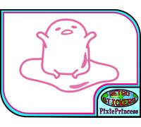 Gudetama Kawaii Carino G Adesivo Vinile Veicolo Auto Bici Muro Poster Finestra