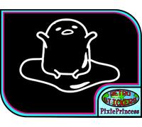 Gudetama Kawaii Carino G Adesivo Vinile Veicolo Auto Bici Muro Poster Finestra