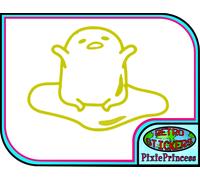 Gudetama Kawaii Carino G Adesivo Vinile Veicolo Auto Bici Muro Poster Finestra