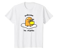 Gudetama Los Angeles Maglietta, Bambini, Bianco, 10 Anni