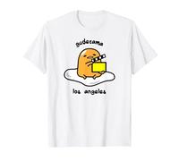 Gudetama Los Angeles Maglietta, Uomo, Bianco, 5XL