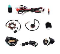 GUDFBALE Impianto elettrico completo Bobina statore Cablaggio CDI Cablaggio candela Quad Set cablaggio Quad Bike Buggy Go Kart ATV QUAD 50/70/90/110CC