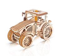 GuDoQi Puzzle 3D Legno, Modellini Trattore da Costruire, Costruzioni Legno, Kit Fai da Te Creativo per Modellismo Auto, Idee Regalo Uomo e Donna, Passatempi per Adulti