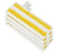 Gudotra Set di 4 salviette di ricambio per Kärcher EasyFix SC2 SC3 SC4 SC5 panni pulitore a vapore mocio in microfibra per Kärcher EasyFix SC Serie (salvietta gialla-4 pezzi)