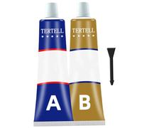 GUE FODTRIALE Strong, colla di riparazione in metallo 1 set 100 ml più forte per il metallo con applicazione di strumenti, pasta resistente alla temperatura e a temperatura per serbatoio, pompa,