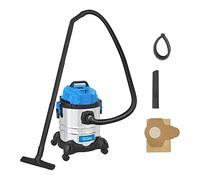 Güde 20 L 17001, aspiratore secco GNTS 20L, blu, argento, nero, 1200 W, 85 decibel