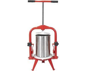 Güde 30028 Pressa per Frutta, Acciaio, Argento, Rosso
