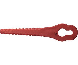 Güde 58586 - Set di coltelli di ricambio, 20 pezzi, adatto per tagliaerba Güde #58598 RT 18-201-05 e Güde #58599 RT 18-0, colore: Rosso