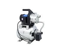 Güde 94637 HWW 1000E - Impianto idrico domestico, 1000 W, 3500 l/h, interruttore a pressione, serbatoio in acciaio inox da 19 l, altezza di mandata 44 m