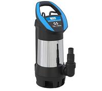 Güde 94679 - Pompa sommersa per la pulizia dell’acqua GS 750.1 INOX, con sensore regolabile in 4 posizioni, rivestimento in acciaio INOX, portata 15000 l/h, colore: nero, acciaio inossidabile, blu