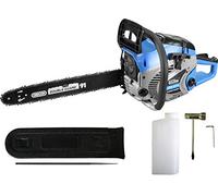 Güde 95015 - Motosega a benzina KS 450-53 V (2,0 kW/2,7 CV, spada e catena di qualità Oregon, lunghezza di taglio 430 mm, Easy Start, pompa di primer, Choke, con accessori)