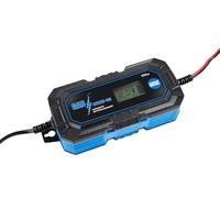 Güde Automatik Batterieladegerät GAB 12V/6V-10A (autom. Inverter-Batterielader für 6/12V Batterien, 4-200Ah Batteriekapazität, 160W Netzleistung, 10A eff. Ladestrom, LCD-Anzeige, Rettungsfunktion)