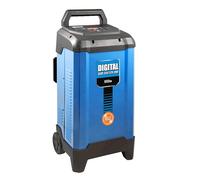 Güde Caricatore digitale GDB 24 V/12 V-200 (230 V, 6000 W, tensione di uscita 12/24 V, per batterie da 20 - 450 Ah, LED, diagnostica, salvataggio, ricarica e manutenzione, inversione di polarità e