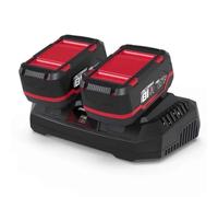 Güde Caricatore e batteria Starter Kit LGAP 2-18-3040 (18 V, 2 batterie da 4,0