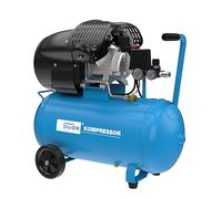 Güde Compressore 405/10/50-230 Volt, caldaia da 50 litri, 2,2 kilowatt, pressione massima 10 bar, eff. quantità di consegna a 0 bar 250 l/min, 2 cilindri V lubrificati a olio, 2 manometri, 2 giunti