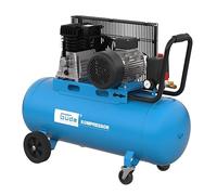 Güde Compressore 580/10/100 H/ 400 V (3000 W, caldaia da 100 l, aggregato a 2 cilindri, trasmissione a cinghia, max. 10 bar, eff. quantità di consegna 400 l/min, riduttore di pressione, 2 manometri, 2