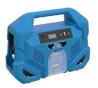 Güde Compressore Airpower Dual Drive 12/230 V/5 pezzi (150 W, max. 8 bar, 20 l/min eff. Contenuto della confezione: senza olio e manutenzione, connettore da 12 Volt e 230 Volt, display LCD, tubo