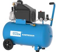 Güde Compressore 260/10/50 (1500 W, caldaia da 50 l, lubrificata a olio, max. 10 bar, eff. quantitativo 130 l/min, pressostato, riduttore di pressione, 2 manometri, valvola di sicurezza, frizione