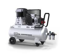 Güde Compressore VZ-PRO 600/10/100-400 Volt, 4 kilowatt, caldaia zincata, massima pressione 10 bar, eff. quantità di consegna a 0 bar 500 l/min, 2 cilindri lubrificati a olio, con unità di