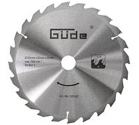 Güde Lama per sega per legno HM 254 x 30 x 24Z (in metallo duro, diametro 25,4 cm, foro per lama da 3 cm, 24 denti, spessore lama da 1,8 mm, per tagli max. fino a 7000 1/min)