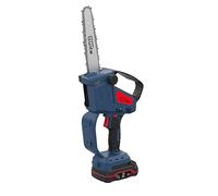 Güde Mini motosega a batteria GMK 18-201-05 (18 V, brushless, lubrificazione automatica della catena, sistema di serraggio senza attrezzi, lunghezza di taglio 130 mm, protezione per catena e spada,