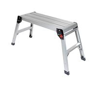 Güde Piattaforma da lavoro in alluminio GAAP 760, fino a 150 kg, 760 x 300 mm, piedistallo pieghevole, piattaforma di lavoro