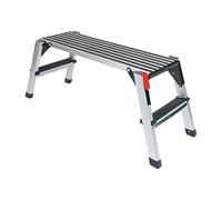 Güde Piattaforma da lavoro in alluminio, GAAP 960, fino a 150 kg, 960 x 300 mm, passo di lavoro, piedistallo pieghevole, piattaforma di lavoro