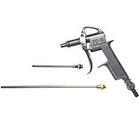 Güde 2837 - Pistola di soffiaggio DC, 3 pezzi, alloggiamento in alluminio pressofuso, adatta per la pulizia/soffiatura, con 3 ugelli