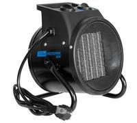 Güde Riscaldatore elettrico GEH 3000 P (3000 W di potenza di riscaldamento, 2 livelli di riscaldamento (2000/3000 W) + funzione ventilatore, 238 m³/h max. potenza del ventilatore, elemento riscaldante
