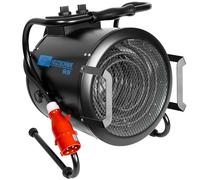 Güde Riscaldatore elettrico GH 9 E (9 kW, 2 livelli di calore 4,5/9 kW, funzione ventilatore, potenza soffiante 742 m³/h, angolo di inclinazione e spegnimento, protezione da surriscaldamento,