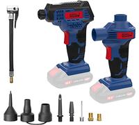 Güde Set di compressore a batteria e pompa ad aria KLS 18 - 0 (18 V, pressione massima: 7 bar, eff. quantità di consegna 0 bar: 30 l/min, flusso d'aria: 45 m³/h, lampada da lavoro a LED, manometro