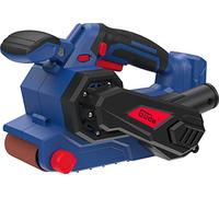 Güde Smerigliatrice a nastro a batteria BSR 18 - 0 (18 V, 76 x 115 mm, superficie abrasiva, velocità del nastro 2 - 5,8 m/s, sistema di sgancio rapido, velocità del nastro, aspirazione della polvere,