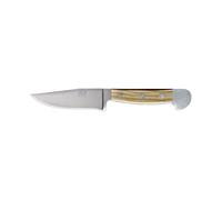 Güde Solingen - Coltello da Caccia forgiato, 11 cm, Legno d'ulivo, Alpha-Olive - Doppio Collarino, Fatto a Mano in Germania