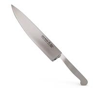 Güde Kochmesser Serie Klingenlänge: 21 cm Stahl Solingen Cuoco forgiato, Completamente in Acciaio, Kappa, Coltelli da Chef, Fatto a Mano in Germania, Chrome Steel, Argento