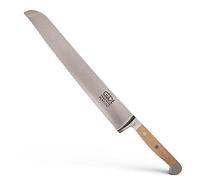 Güde Solingen - Coltello da Pane forgiato, 32 cm, Legno di sicomoro, Alpha-PLATANE - Doppio Collarino, Fatto a Mano in Germania
