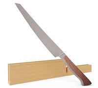 Güde Solingen - Coltello da prosciutto forgiato, 21 cm, legno di noce, CAMINADA, fatto a mano in Germania