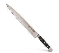Güde Solingen - Coltello da prosciutto forgiato, 26 cm, Pom Nero, Alpha - Coltello per triniciare, Doppio Collarino, Fatto a Mano in Germania