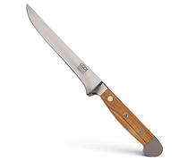 Güde Solingen - Coltello per disossare forgiato, 13 cm, legno d'ulivo, ALPHA-OLIVE - doppio collarino, fatto a mano in Germania